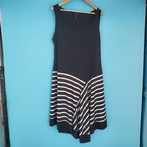Chiasso Dress Size Large Black Sleeveless